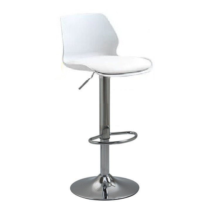 Bar Stools Kitchen Bar Stool Leather Barstools Swivel Gas Lift Counter Chairs x2 BS8404 Black