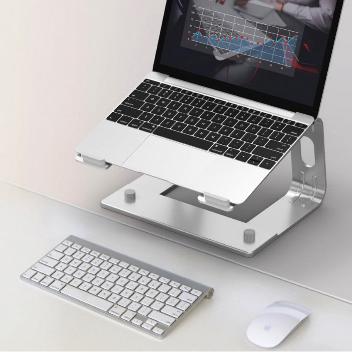 Simplecom CL510 Ergonomic Aluminium Cooling Stand Elevator for Laptop MacBook