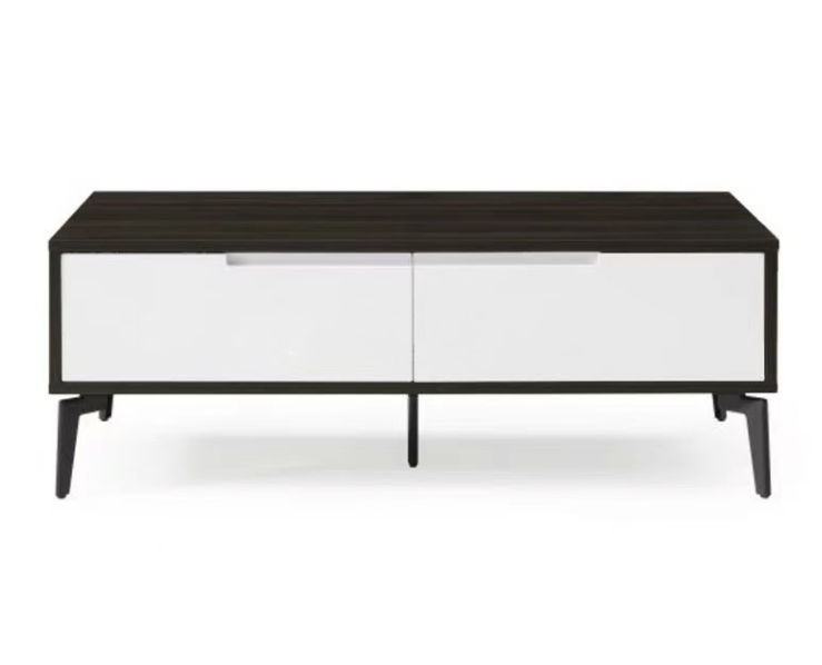 RAQUEL Signature Coffee Table Two Drawers/MDF/Steel Legs