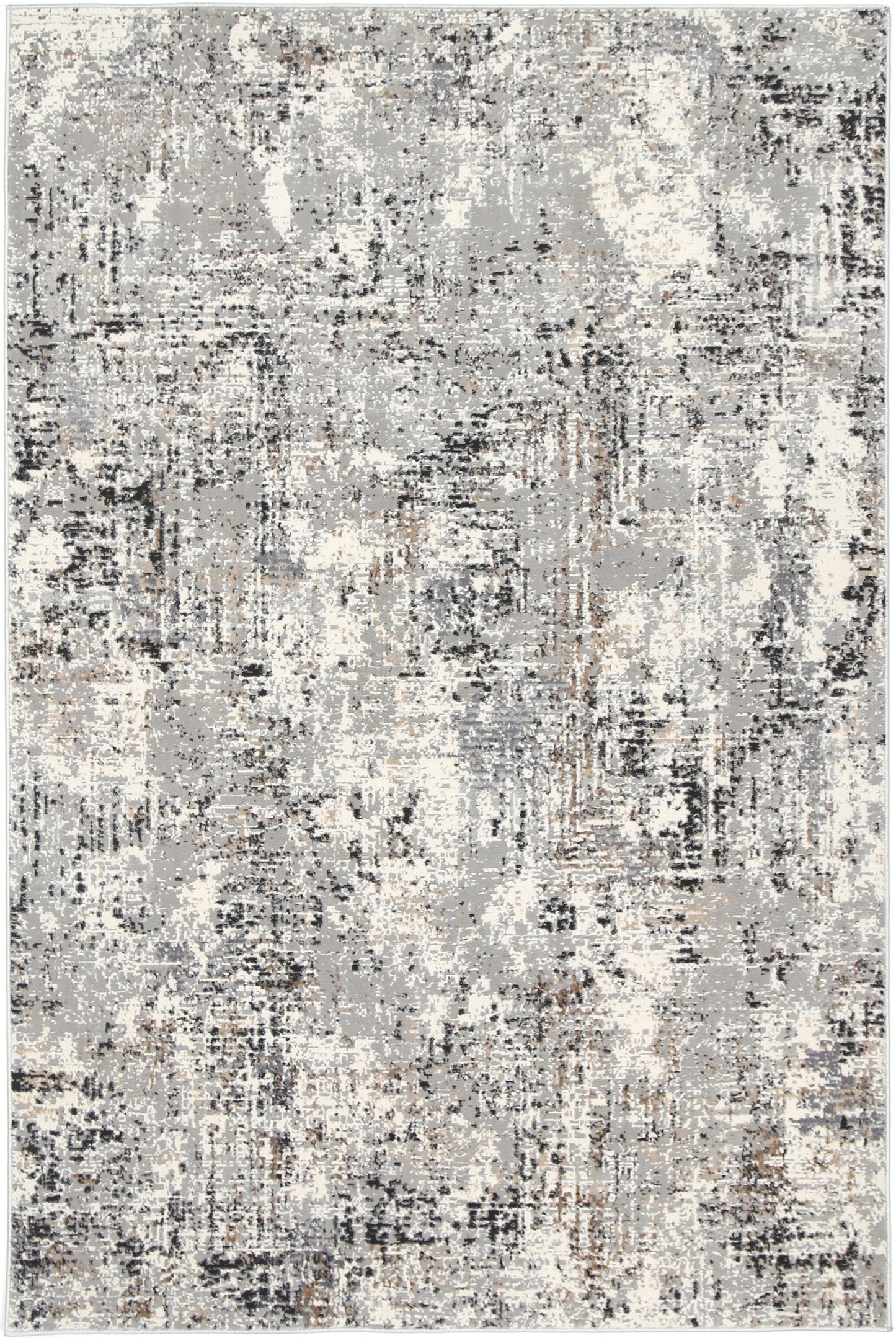 Amelia Grey Modern Rug 200x290 cm