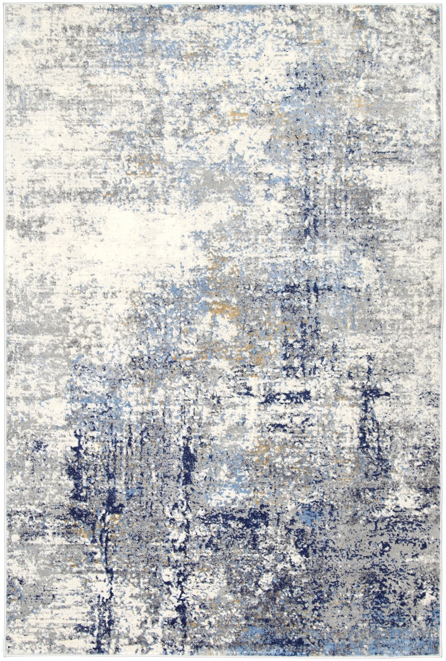 Amelia Navy Blue Modern Rug 300x400 cm