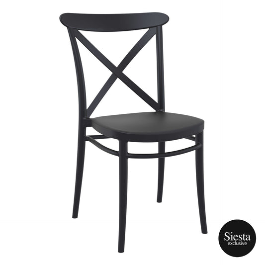 Cross Chair - Black