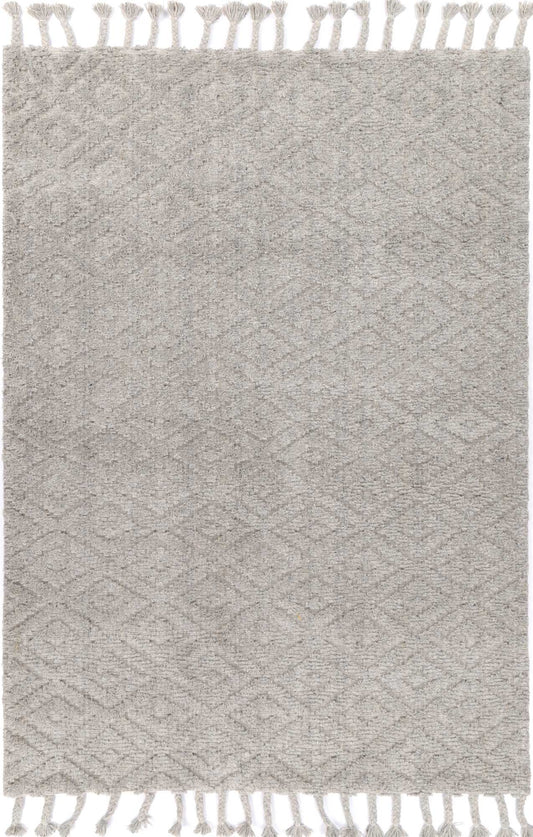 Leilani Plush Diamond Grey Rug 160x230cm