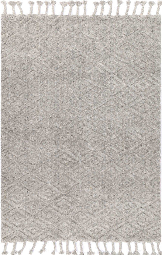 Leilani Plush Diamond Grey Rug 200x290cm