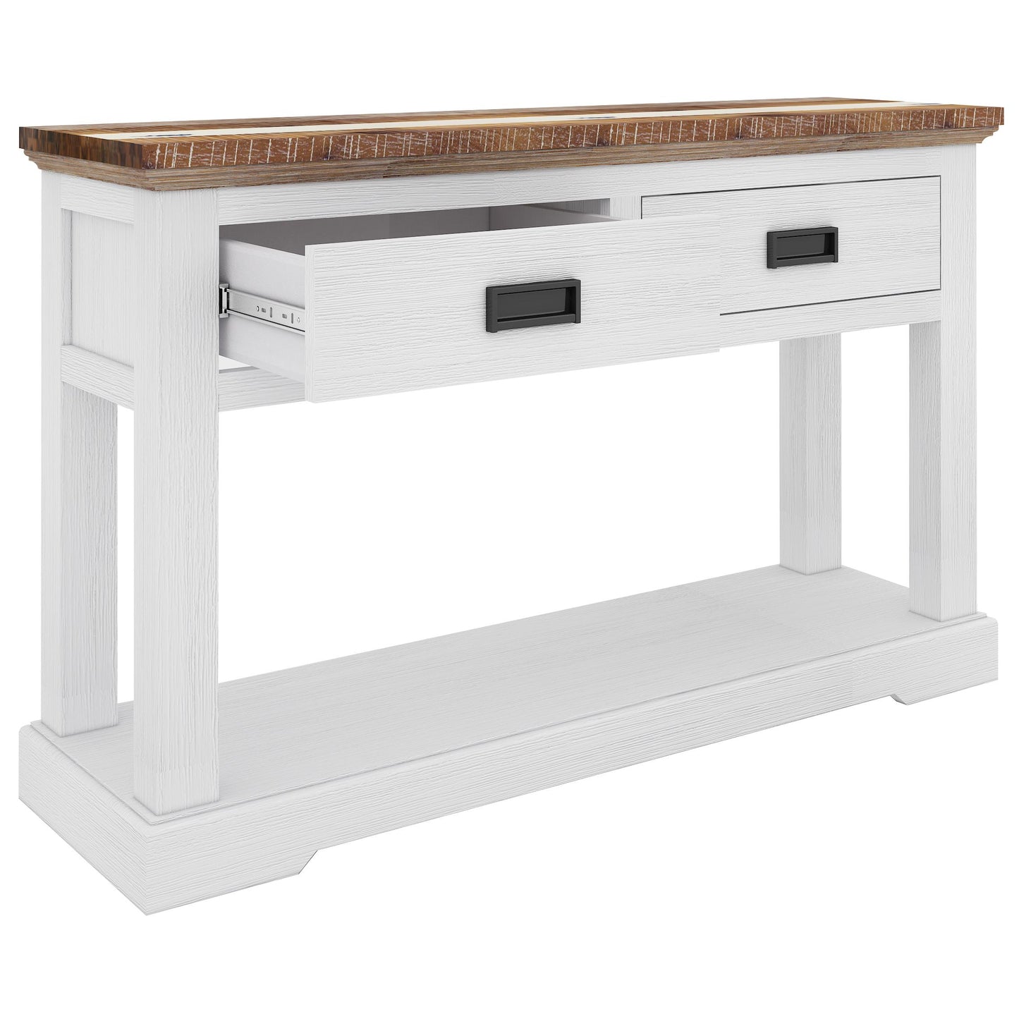 Orville Console Hallway Entry Table 125cm Solid Acacia Timber Wood - Multi Color